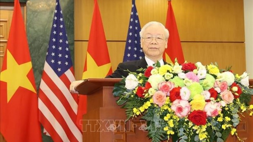 Party General Secretary’s address to the press after talks with US President